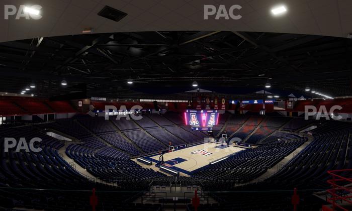 McKale Center - Section Upper 104 Seat View