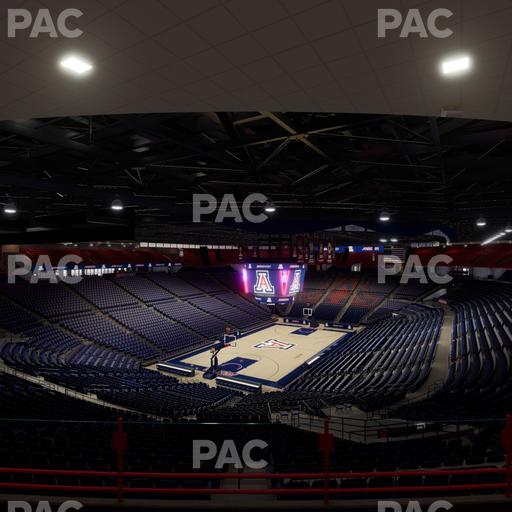 McKale Center - Section Upper 105 Seat View