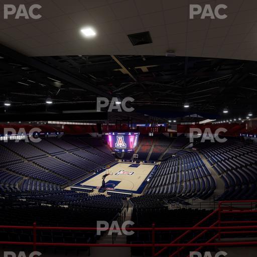 McKale Center - Section Upper 106 Seat View