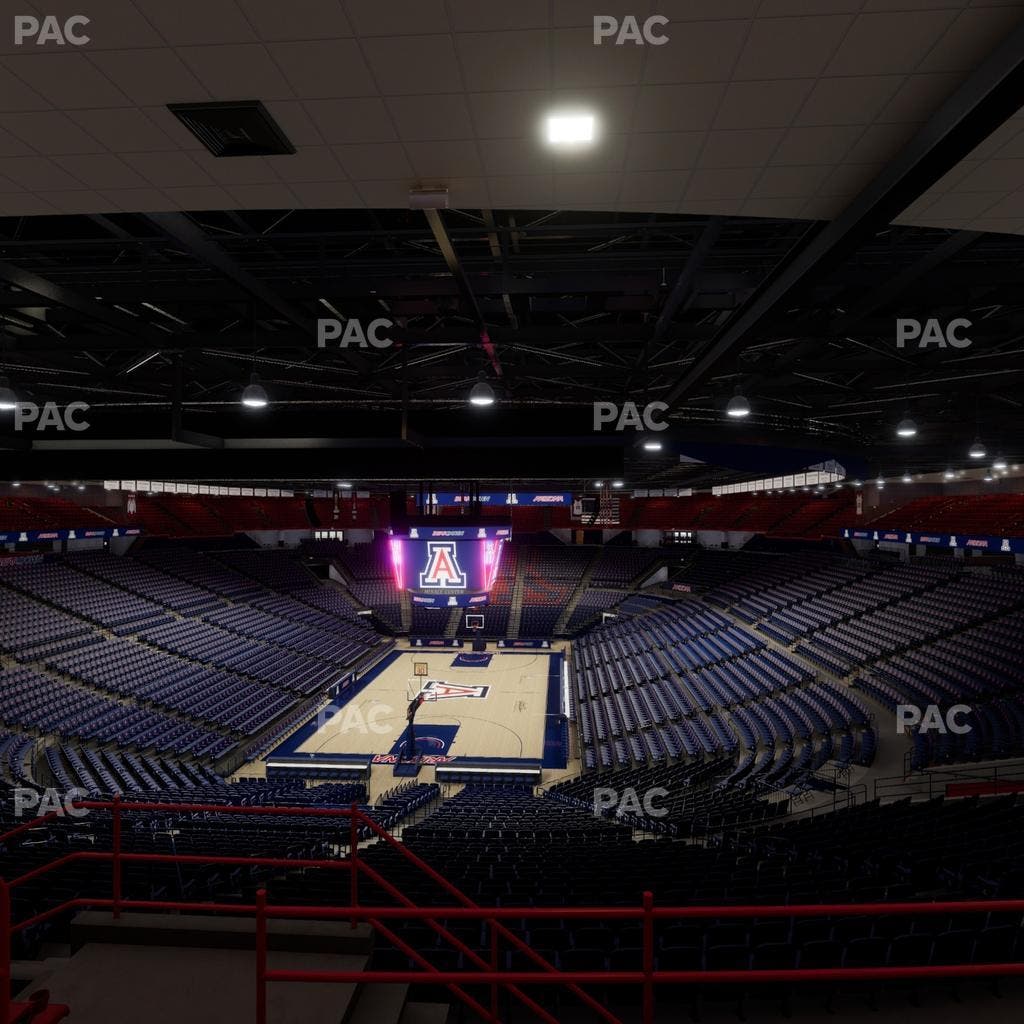 McKale Center - Section Upper 107 Seat View