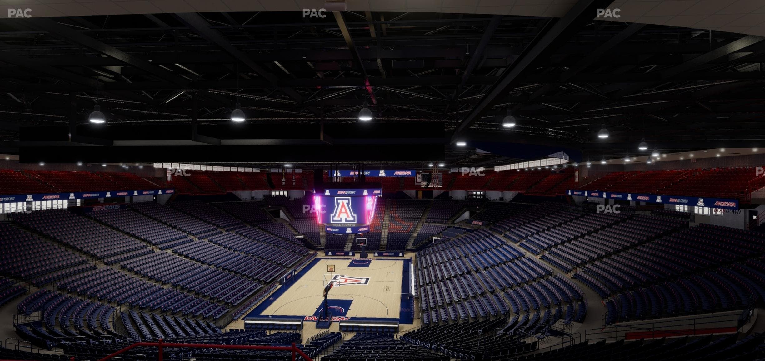 McKale Center - Section Upper 107 Seat View