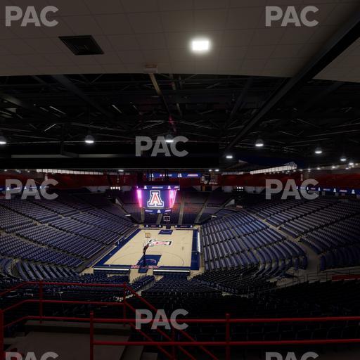 McKale Center - Section Upper 107 Seat View