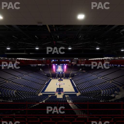 McKale Center - Section Upper 108 Seat View