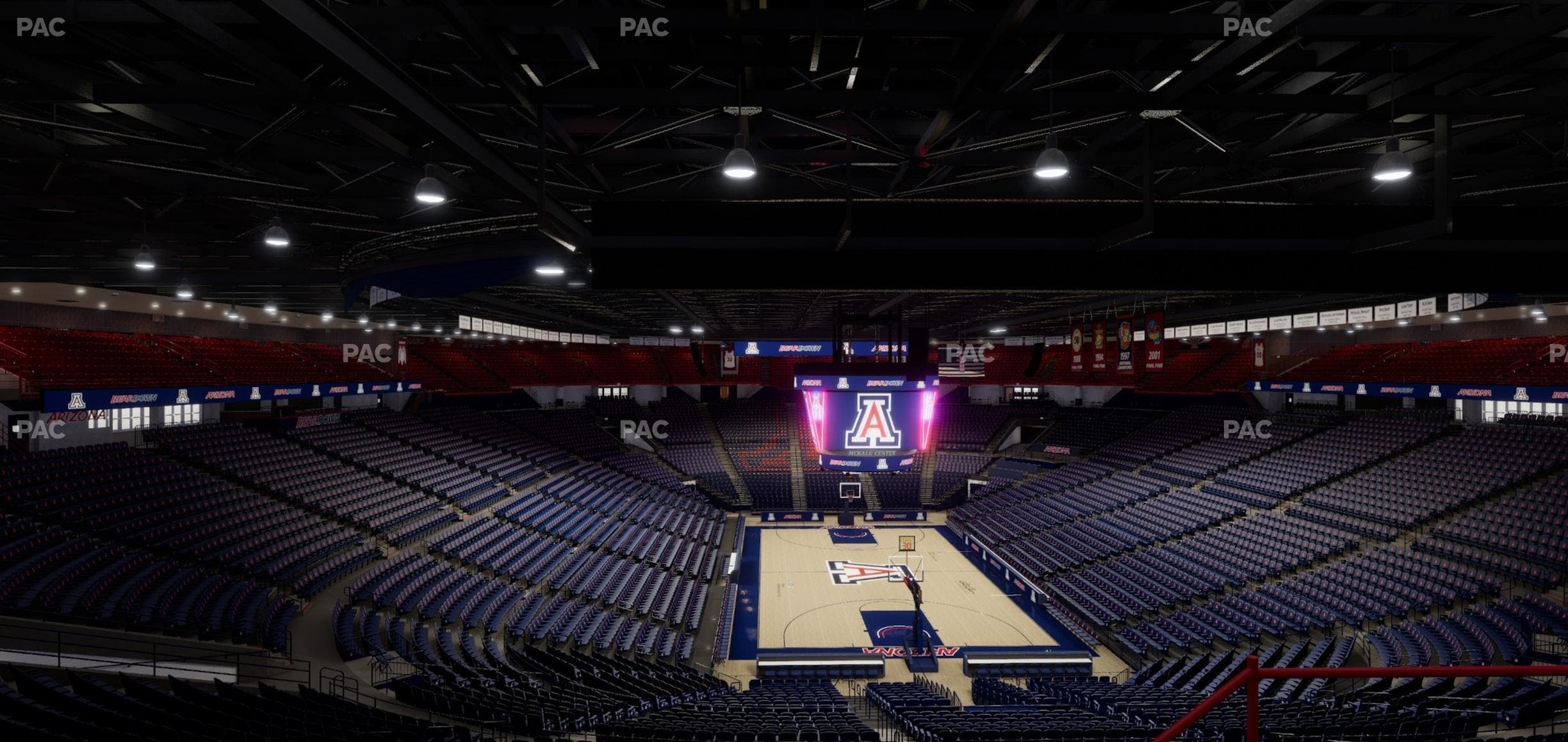 McKale Center - Section Upper 109 Seat View
