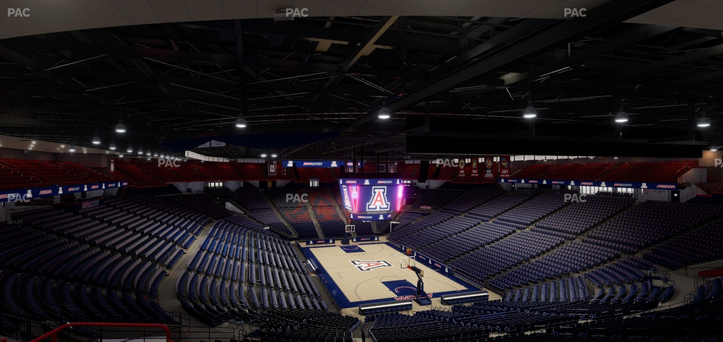 McKale Center - Section Upper 110 Seat View