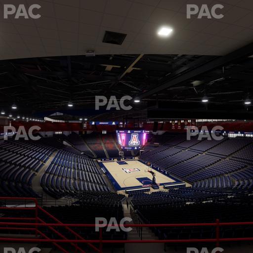 McKale Center - Section Upper 110 Seat View