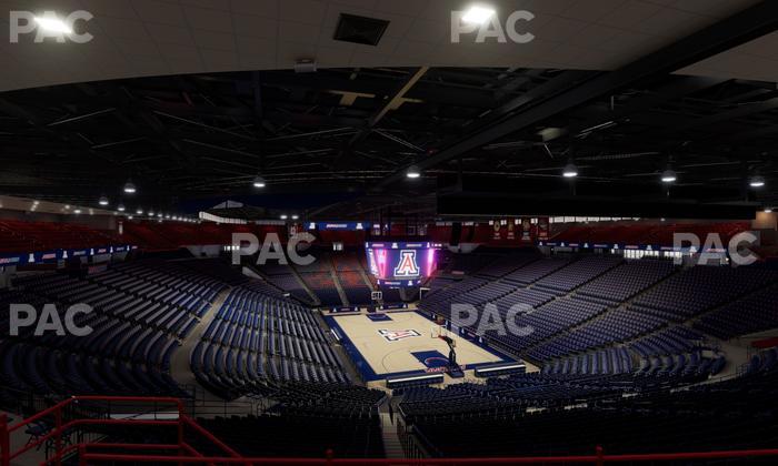 McKale Center - Section Upper 110 Seat View