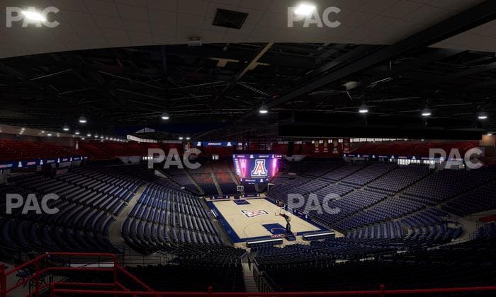McKale Center - Section Upper 110 Seat View