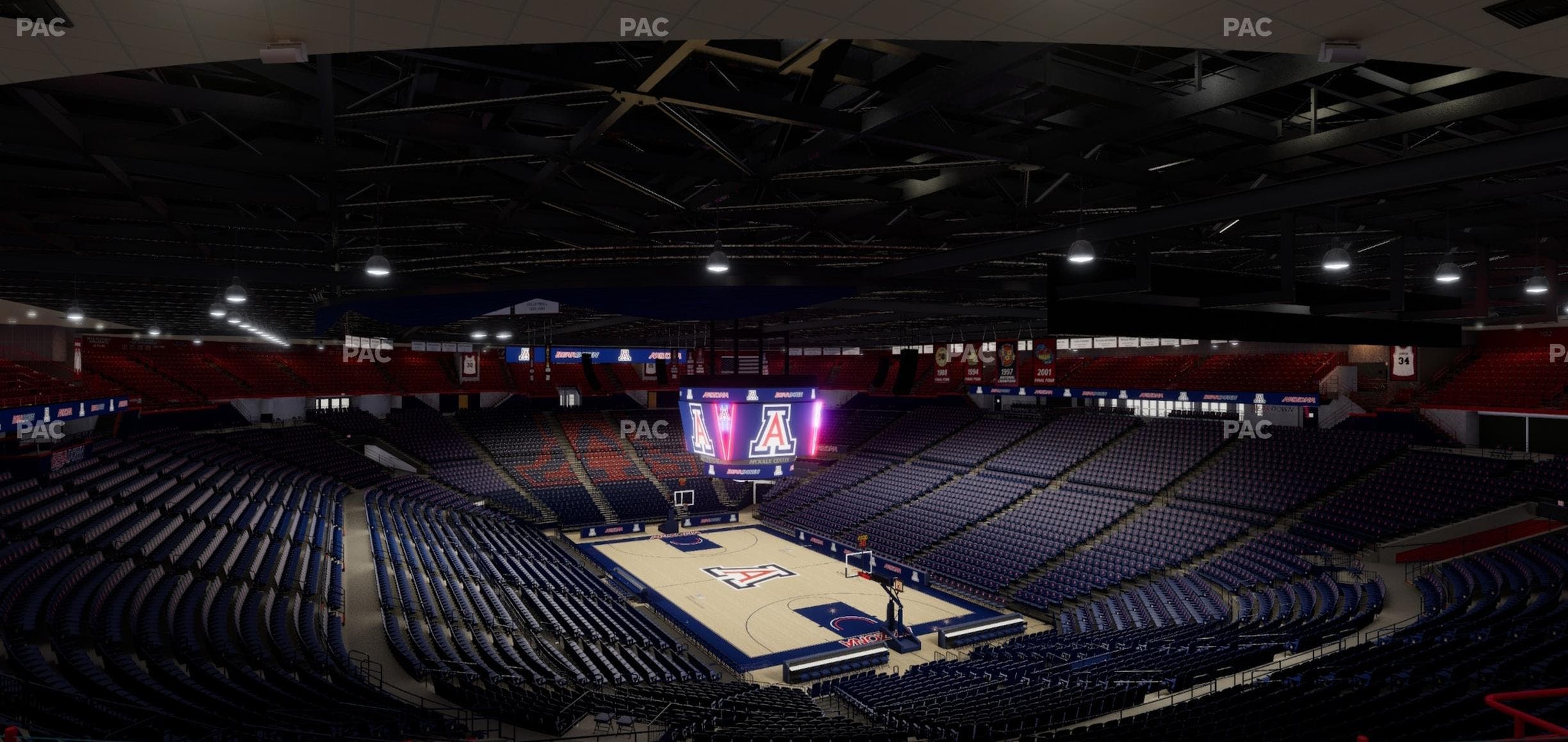McKale Center - Section Upper 111 Seat View