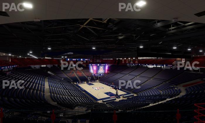 McKale Center - Section Upper 111 Seat View