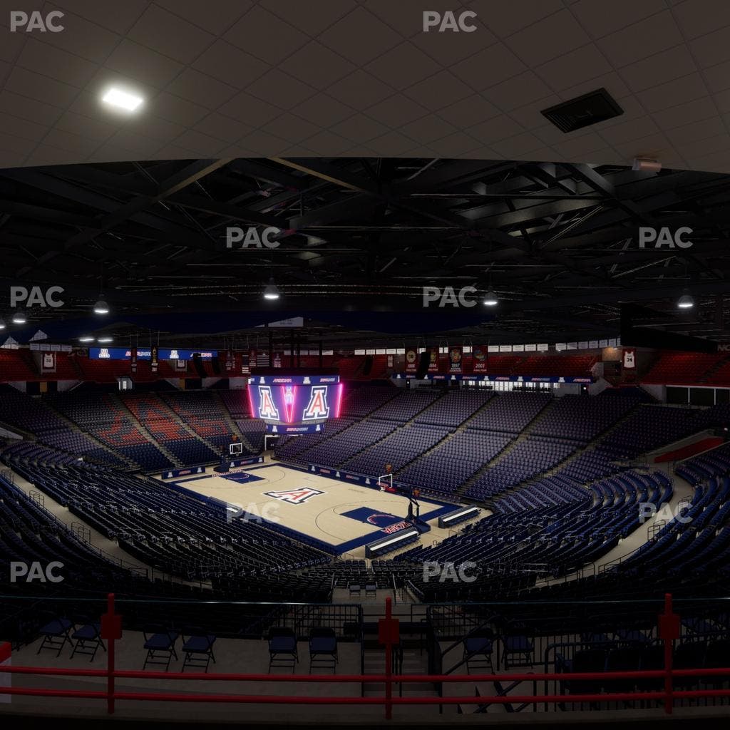 McKale Center - Section Upper 112 Seat View