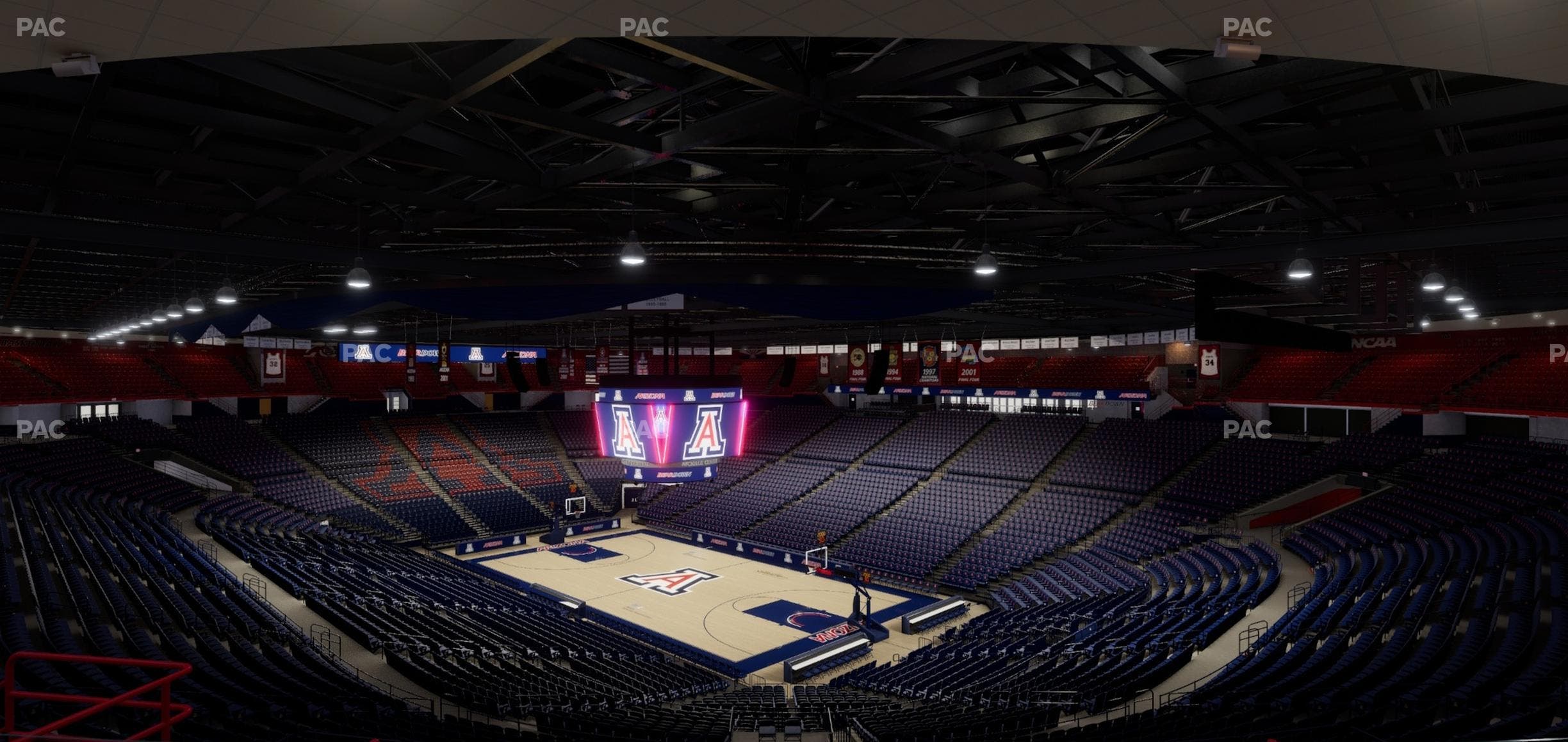 McKale Center - Section Upper 112 Seat View