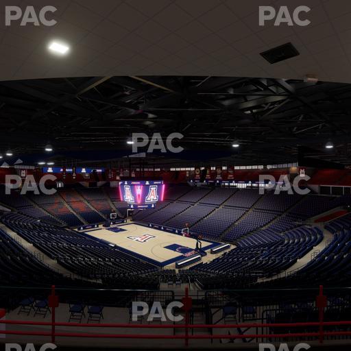 McKale Center - Section Upper 112 Seat View