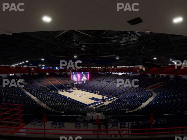 McKale Center - Section Upper 112 Seat View
