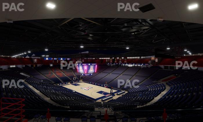 McKale Center - Section Upper 112 Seat View