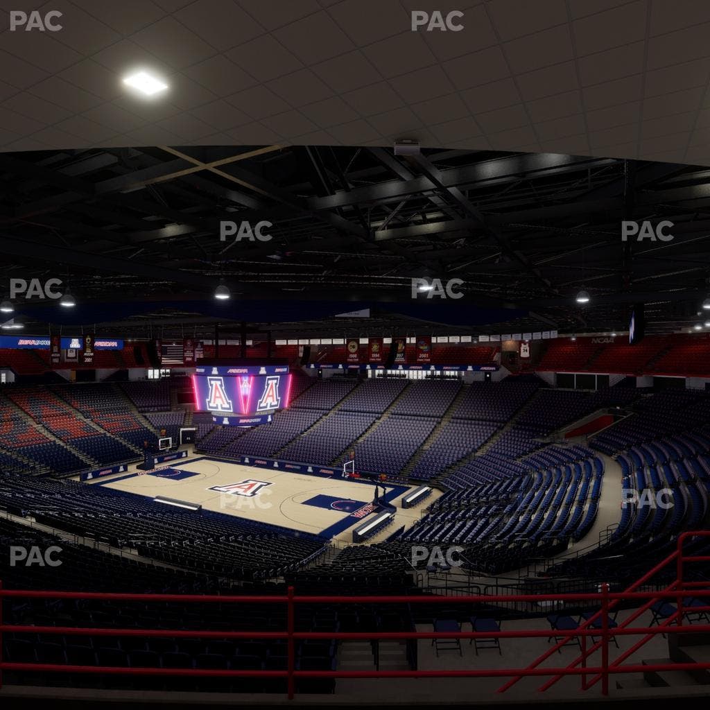 McKale Center - Section Upper 113 Seat View