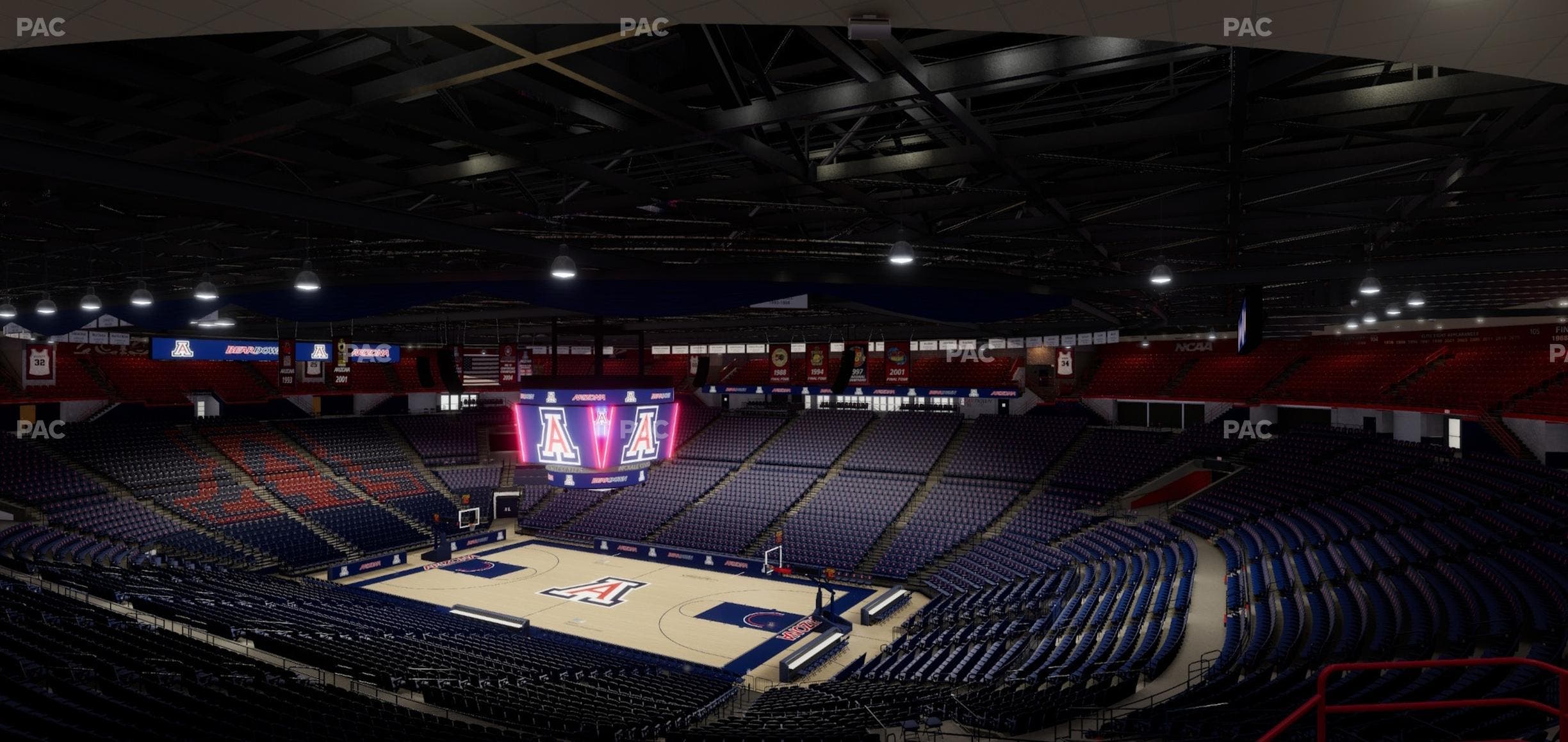McKale Center - Section Upper 113 Seat View