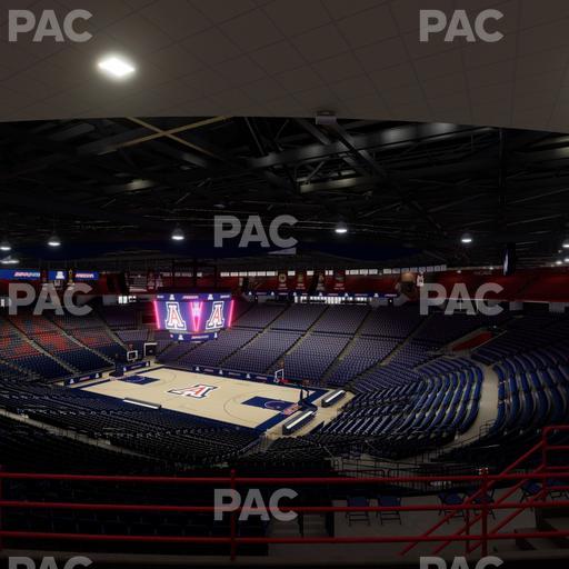 McKale Center - Section Upper 113 Seat View