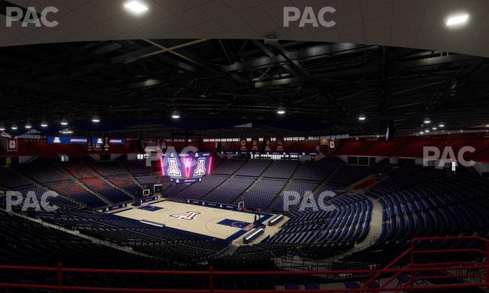 McKale Center - Section Upper 113 Seat View