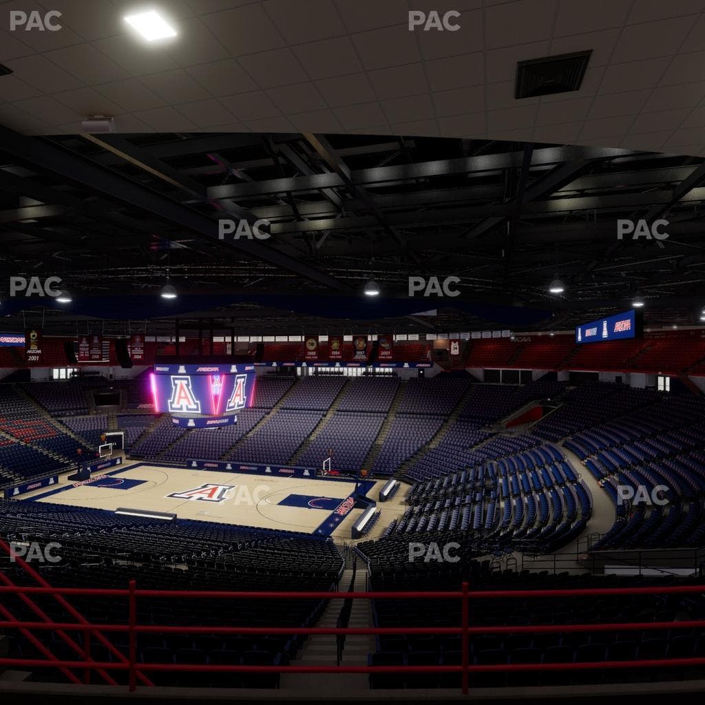 McKale Center - Section Upper 114 Seat View