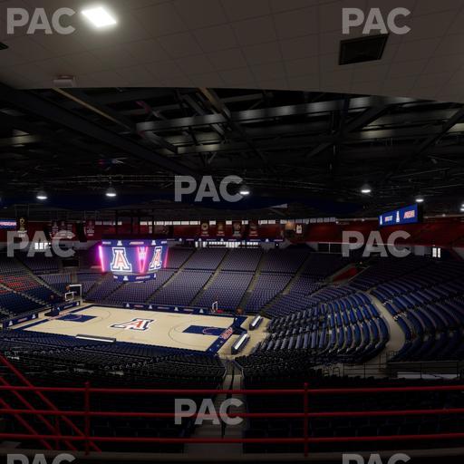 McKale Center - Section Upper 114 Seat View