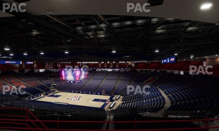 McKale Center - Section Upper 114 Seat View