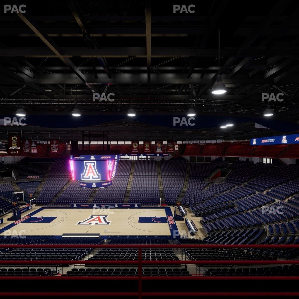 McKale Center - Section Upper 115 A Seat View