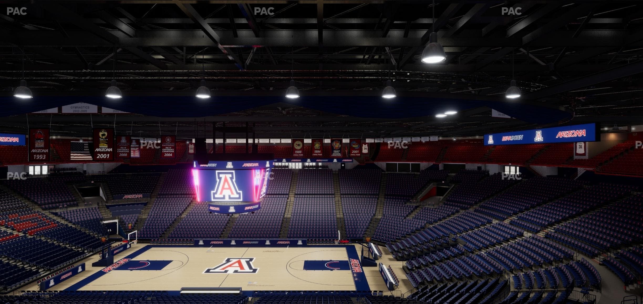 McKale Center - Section Upper 115 A Seat View