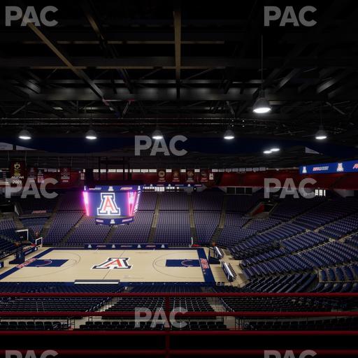 McKale Center - Section Upper 115 A Seat View