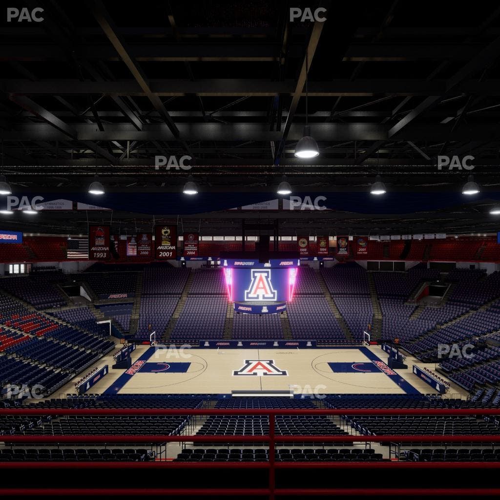 McKale Center - Section Upper 115 B Seat View