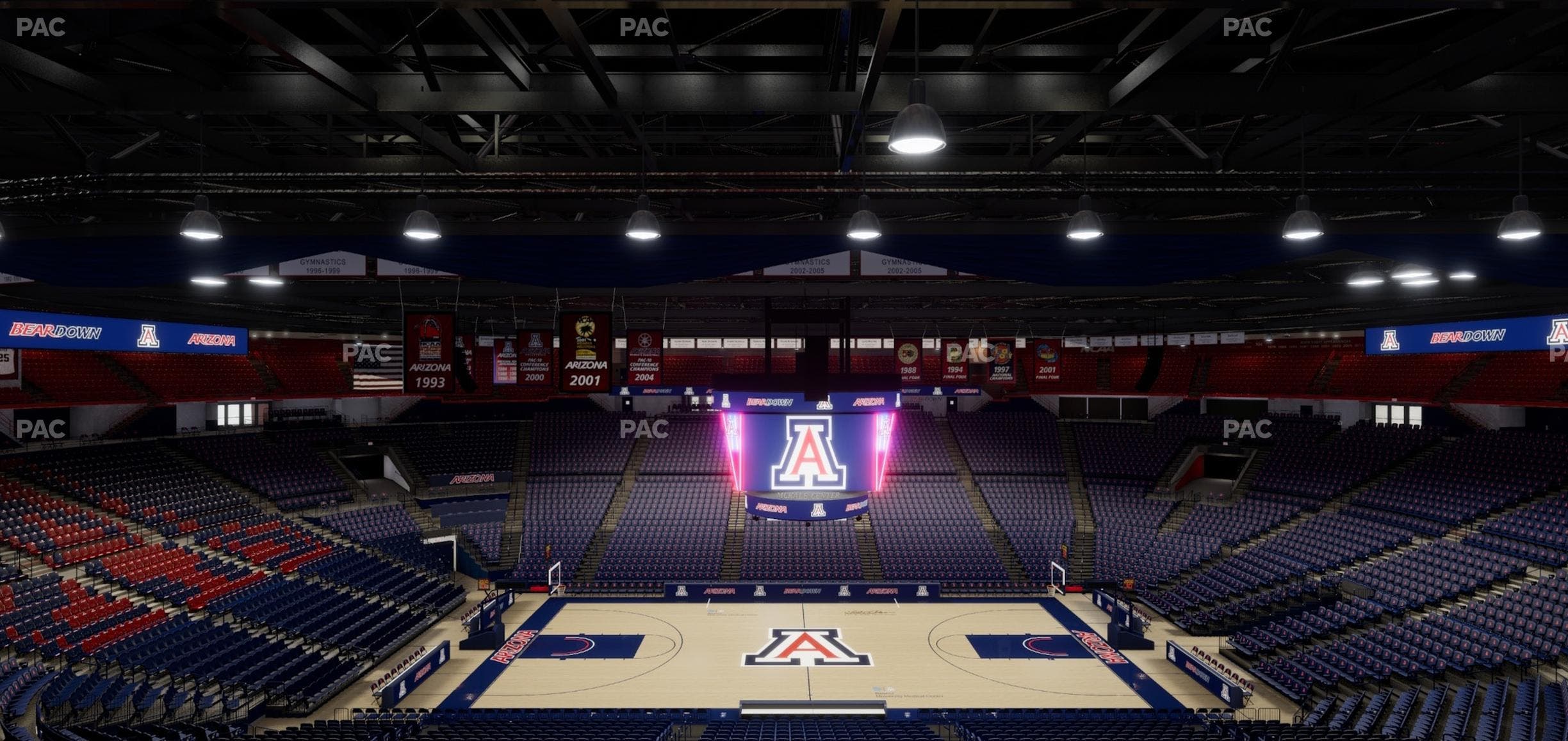 McKale Center - Section Upper 115 B Seat View