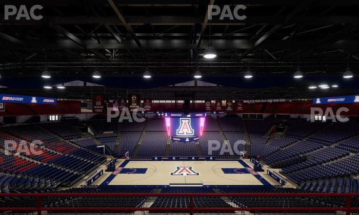 McKale Center - Section Upper 115 B Seat View