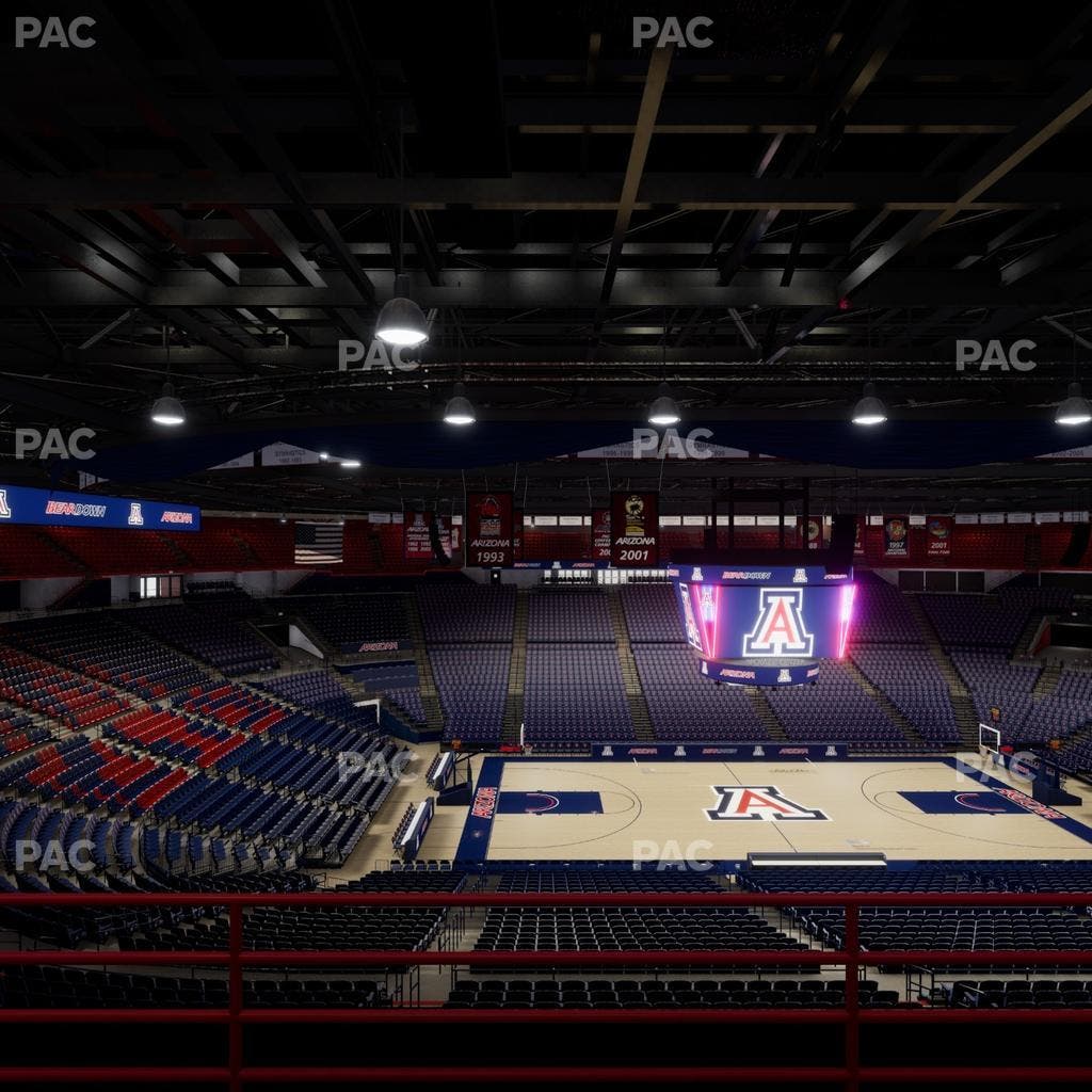 McKale Center - Section Upper 115 C Seat View