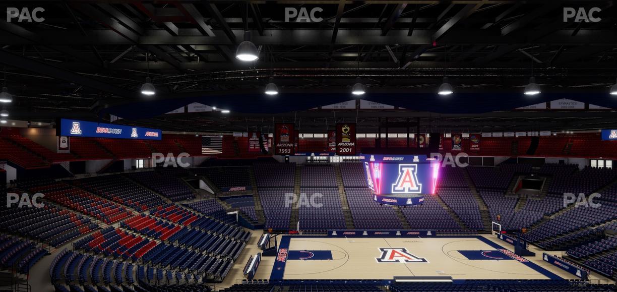 McKale Center - Section Upper 115 C Seat View