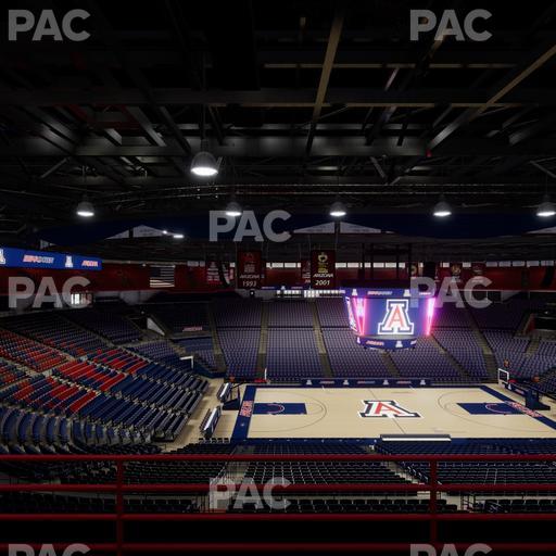 McKale Center - Section Upper 115 C Seat View