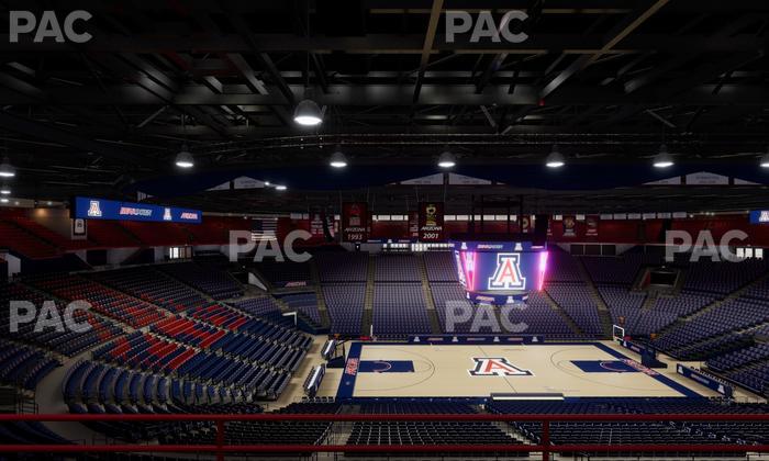McKale Center - Section Upper 115 C Seat View