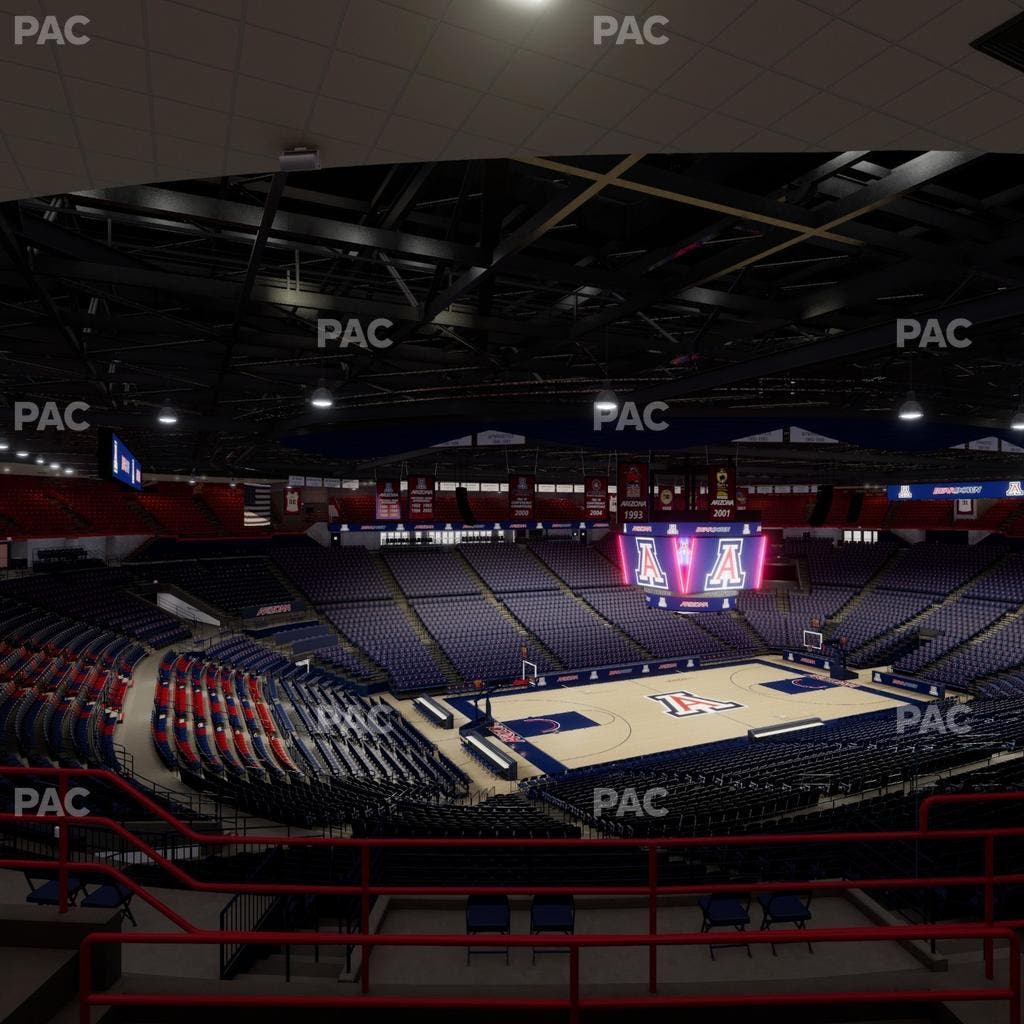 McKale Center - Section Upper 116 Seat View