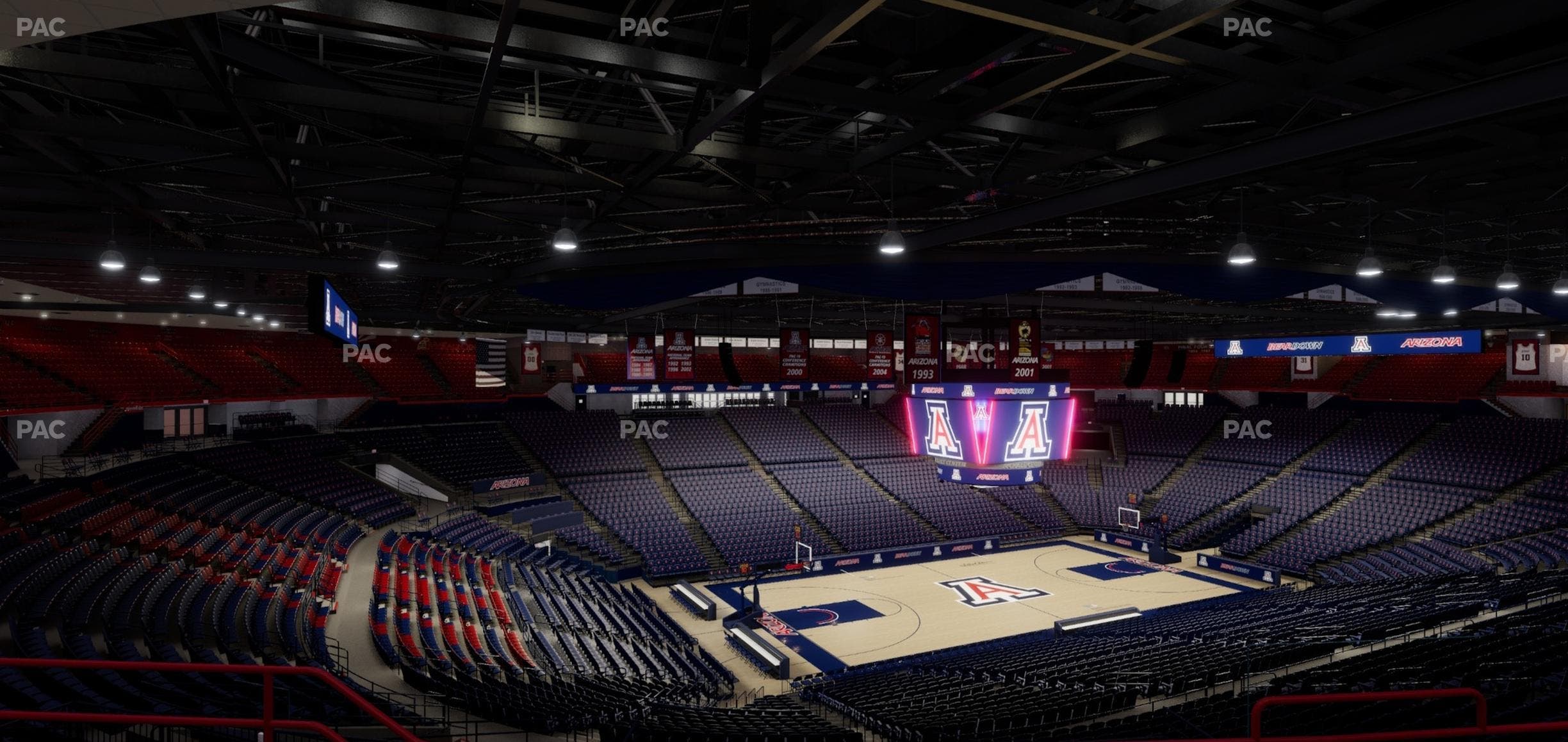 McKale Center - Section Upper 116 Seat View