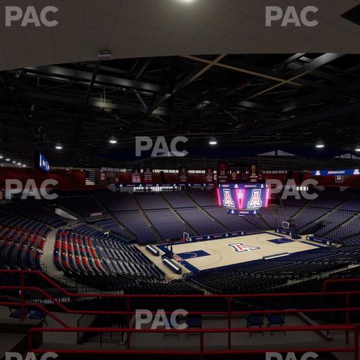 McKale Center - Section Upper 116 Seat View
