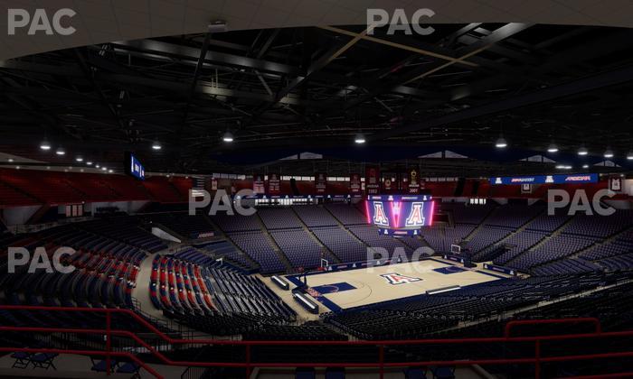 McKale Center - Section Upper 116 Seat View