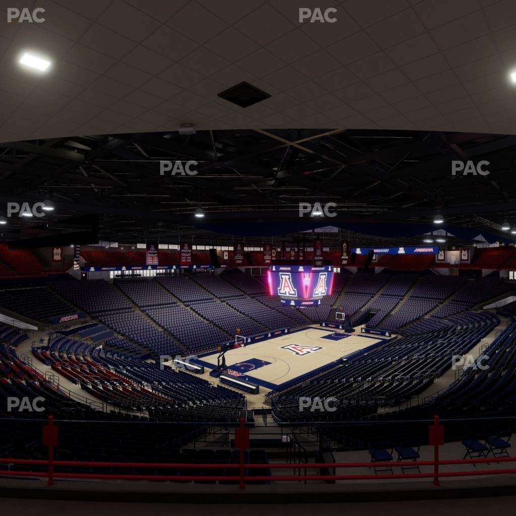 McKale Center - Section Upper 117 Seat View