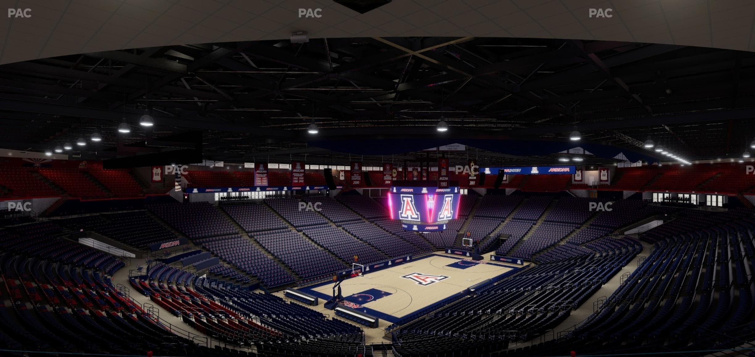 McKale Center - Section Upper 117 Seat View