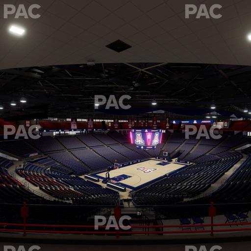 McKale Center - Section Upper 117 Seat View