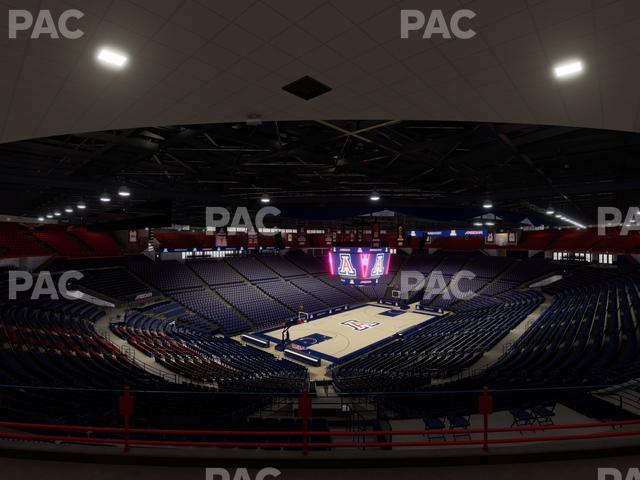 McKale Center - Section Upper 117 Seat View