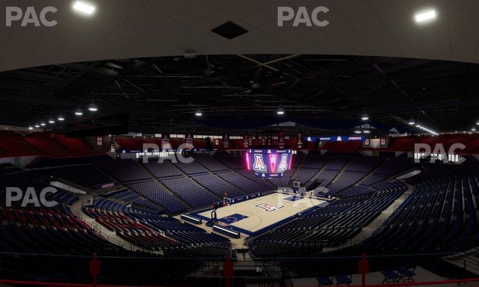 McKale Center - Section Upper 117 Seat View