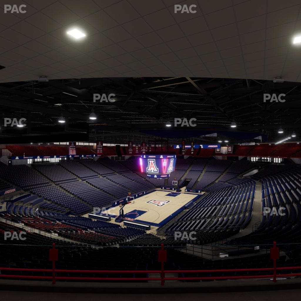 McKale Center - Section Upper 118 Seat View