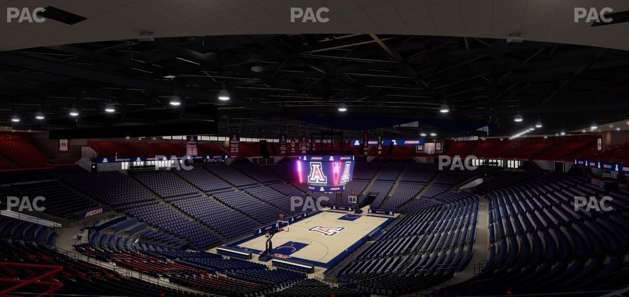 McKale Center - Section Upper 118 Seat View