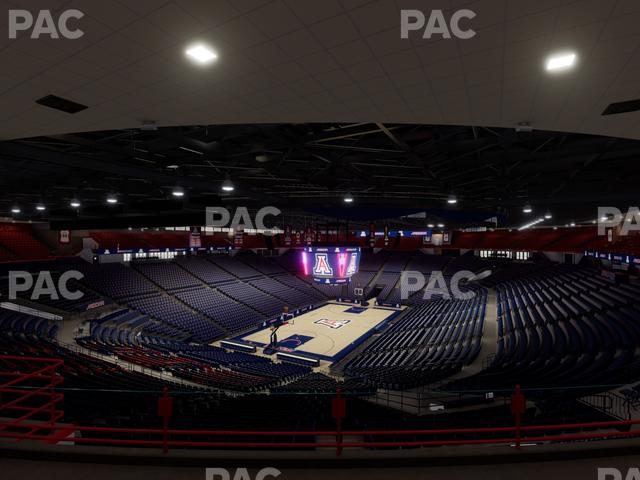 McKale Center - Section Upper 118 Seat View