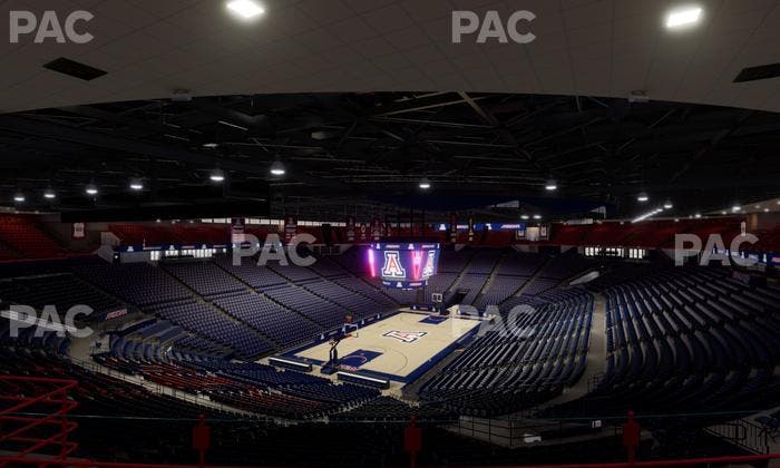 McKale Center - Section Upper 118 Seat View