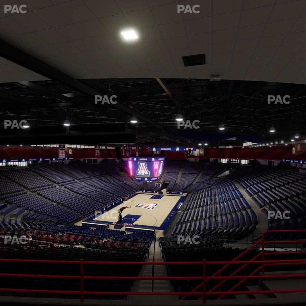 McKale Center - Section Upper 119 Seat View